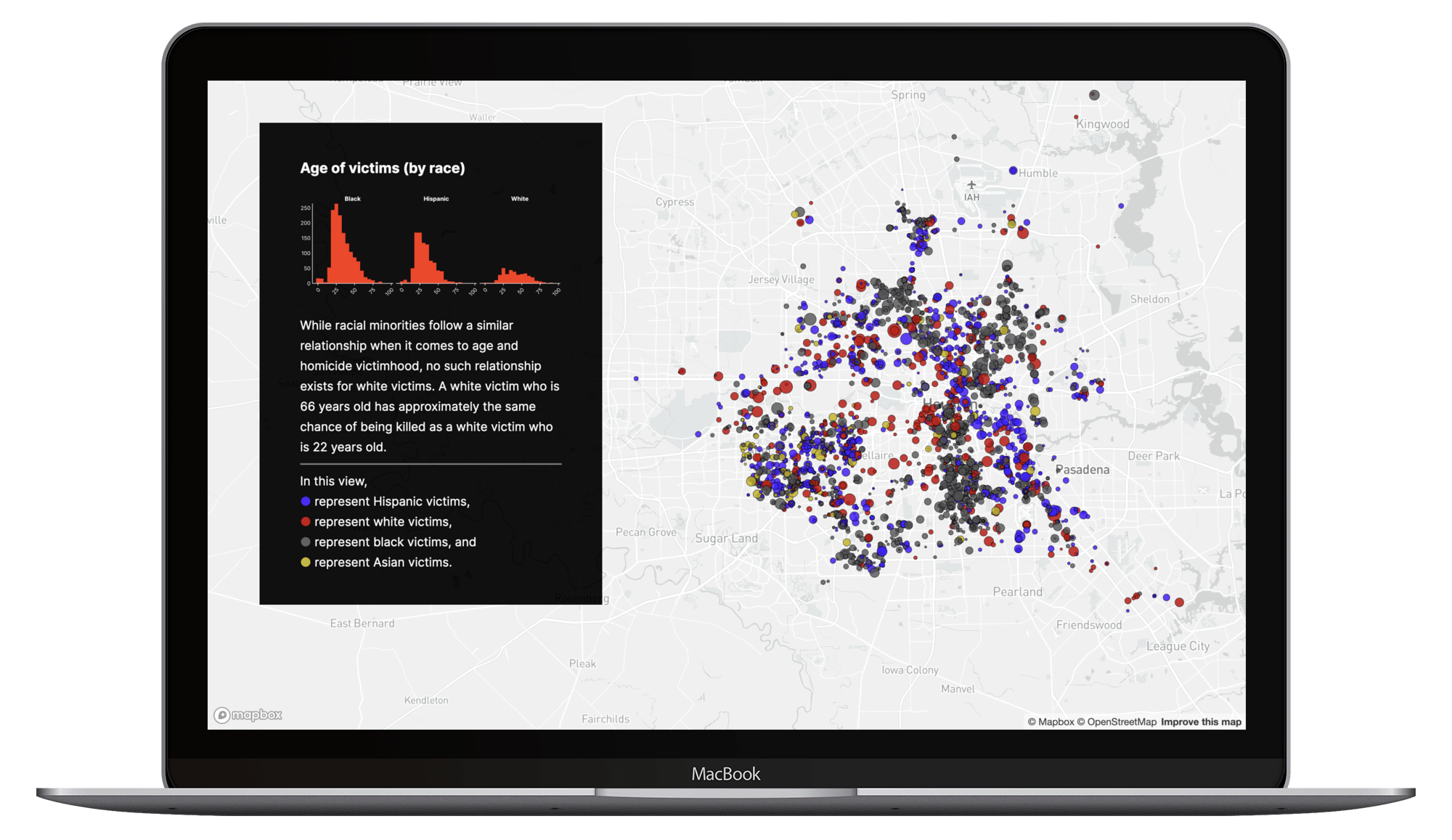 Project image for 'Mapping Houston Homicides'